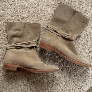 Frye Cara Pickstitch Mid Boot - Ash